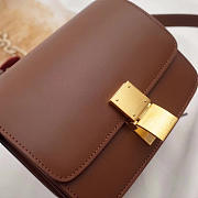 Celine Classic Box Shoulder Bag Brown - 5