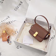 Celine Classic Box Shoulder Bag Brown - 3