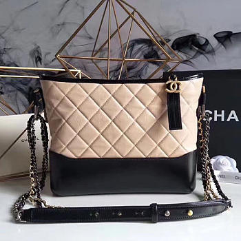 Chanel Chanels Gabrielle Hobo Bag Beige A93824 VS03415