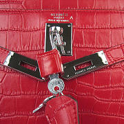 Hermes Kelly 6108 Red Crocodile Bag - 2