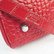 Hermes Kelly 6108 Red Crocodile Bag - 3