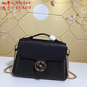 Gucci GG Flap Shoulder Bag On Chain Black 5103032 - 3