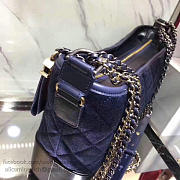 Chanel Chanels Gabrielle Hobo Bag Navy Blue & Black A93824 VS05505 - 6