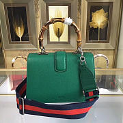 Gucci Dionysus medium top handle bag green leather - 4