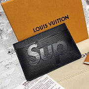 Louis Vuitton Supreme card holder M61733  Black - 6