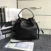 Chanel Original Calfskin Bucket Bag Balck A93597 VS09161 - 6