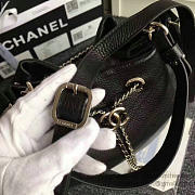 Chanel Original Calfskin Bucket Bag Balck A93597 VS09161 - 5