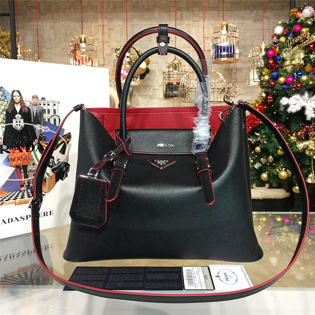 Prada double bag 4163 - 1