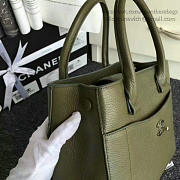 Chanel Grained Calfskin Large Shopping Bag Green A69929 VS01555 - 4