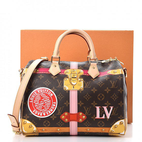 LOUIS VUITTON Monogram Summer Trunks Speedy Bandouliere 30 - 1