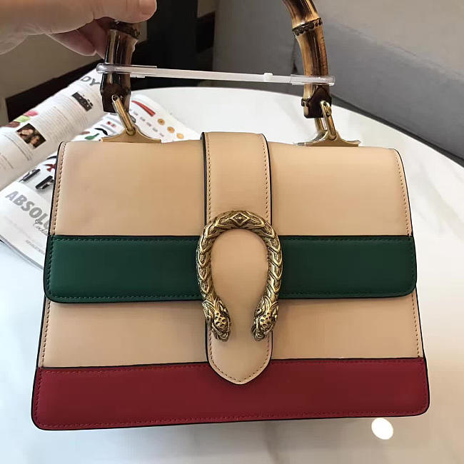 Gucci Dionysus medium top handle bag  leather - 1