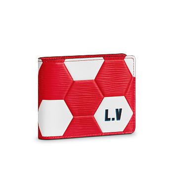 M63228 LV Slender Wallet Red