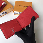 M63228 LV Slender Wallet Red - 6