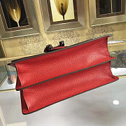 Gucci Dionysus medium top handle bag   Red leather - 4