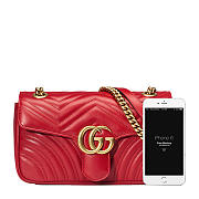 Gucci GG Marmont small matelassé shoulder bag Style ‎443497 DTDIT 6433 - 2