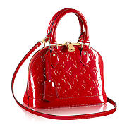 Louis Vuitton M90174 Alma BB Tote Bag Monogram Vernis - 1