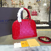 Louis Vuitton M90174 Alma BB Tote Bag Monogram Vernis - 3