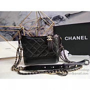 Hot Chanel Chanels Gabrielle Small Hobo Bag Black A91810 VS06725 - 4