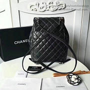 Chanel Quilted Lambskin Backpack Black 170303 VS03923 - 6