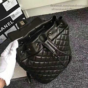 Chanel Urban Spirit Quilted Lambskin Backpack Black Silver Hardware 170302 VS06576 - 6