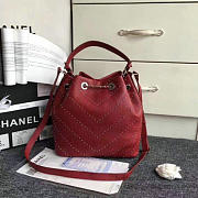 Top Chanel Original Calfskin Bucket Bag Red A93597 VS04761 - 5