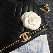 Chanel Lambskin Drawstring Bag Black A91885 VS03955 - 5