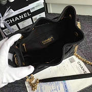 Chanel Lambskin Drawstring Bag Black A91885 VS03955 - 2