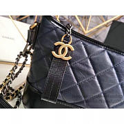 Chanel Chanels Gabrielle Small Hobo Bag Navy Blue A91810 VS04090 - 5