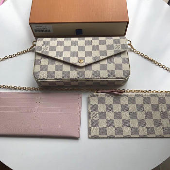 Louis Vuitton Pochette Felicie Damier Bag N63106