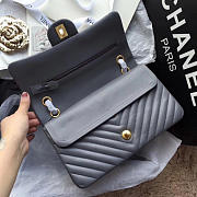 Chanel 1112 Flap Bag 2.55 Grey - 4