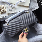 Chanel 1112 Flap Bag 2.55 Grey - 5