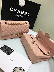 CHANEL 1112 Pink Large 2.55 Calfskin Leather Flap Bag with Gold Hardware - 6