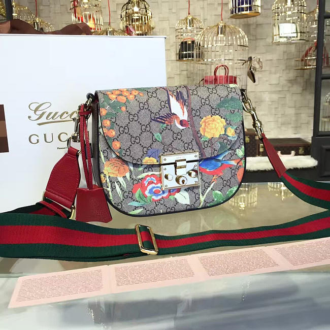 Gucci Padlock tian shoulder bag - 1