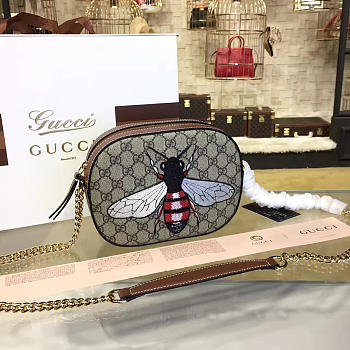 Gucci GG Supreme mini chain bag 2214