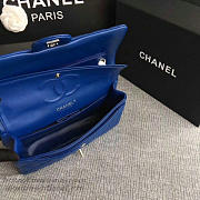 Classic Chanel Lambskin Flap Shoulder Bag Blue A01112 VS05712 - 2