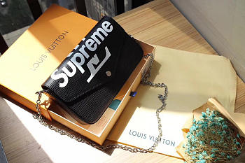 Louis Vuitton Supreme Wallet Clutch Bag Shoulder Bag 61276 3003