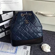 Chanel Chanels Gabrielle Backpack Blue and Black A94485 VS09477 - 1