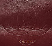 CHANEL Large Classic Handbag Grained Calfskin & Gold Metal  Black - 6