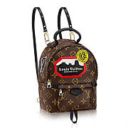 Louis Vuitton M42971 Palm Springs Backpack Mini World Tour Monogram Canvas - 1