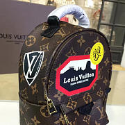 Louis Vuitton M42971 Palm Springs Backpack Mini World Tour Monogram Canvas - 5