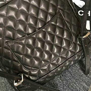 Chanel Urban Spirit Quilted Lambskin Large Backpack Black Silver Hardware 170301 VS02032 - 5