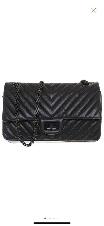 Chanel reissue 255 Black hardware 5408