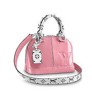 Louis Vuitton Vernis Monogram Trim Alma BB Bag M54704 Rose Balle - 1