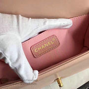 Chanel Lambskin Medium Boy Bag A67086 Pink 2017 VS02922 - 3