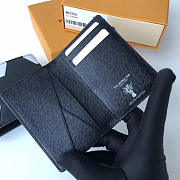 M63296  LV Card Pack Black Wallet - 5