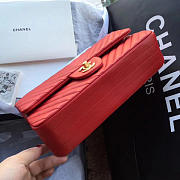 Chanel 11.12 Flap Bag Red - 6