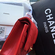 Chanel 11.12 Flap Bag Red - 5