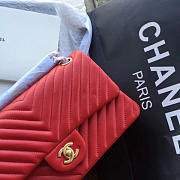 Chanel 11.12 Flap Bag Red - 2