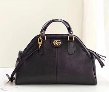 GUCCI RE(BELLE) MEDIUM TOP HANDLE BAG ‎516459 BLACK 2018