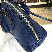 Louis Vuitton M40855 Alma BB Epi Leather Indigo - 6